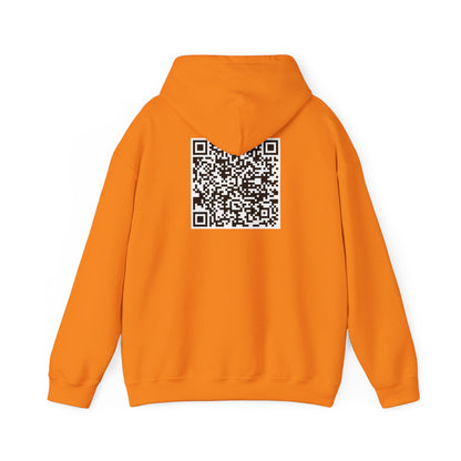 QR Code "FU" Hoodie  (QR Code On Front & Back)