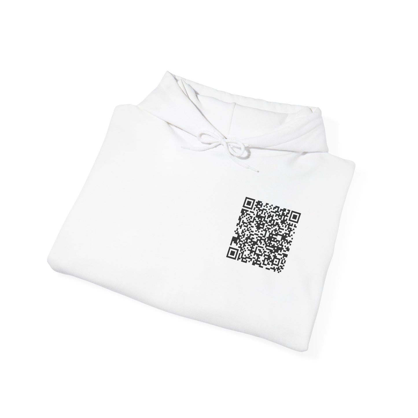QR Code "FU" Hoodie  (QR Code On Front & Back)