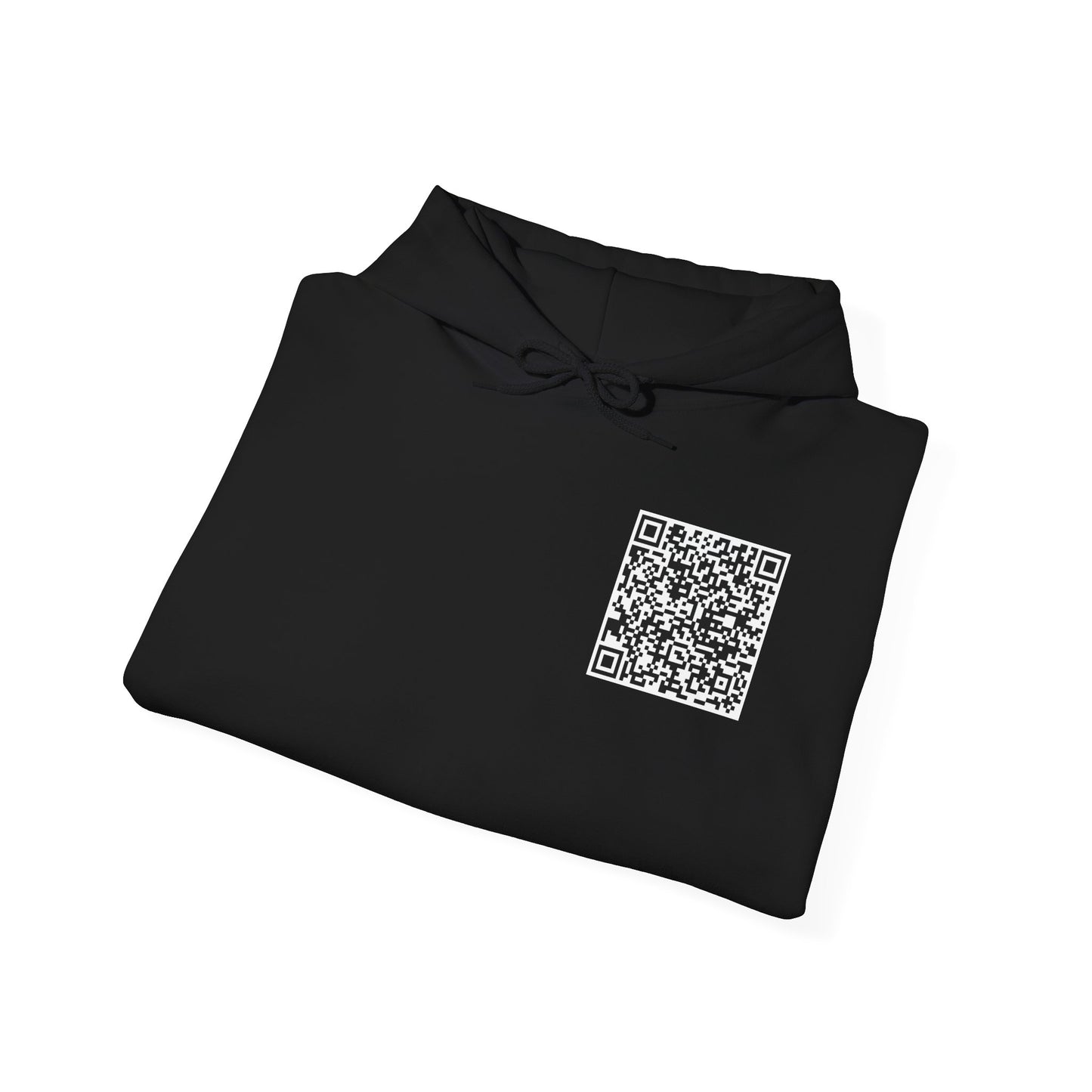 QR Code "FU" Hoodie  (QR Code On Front & Back)