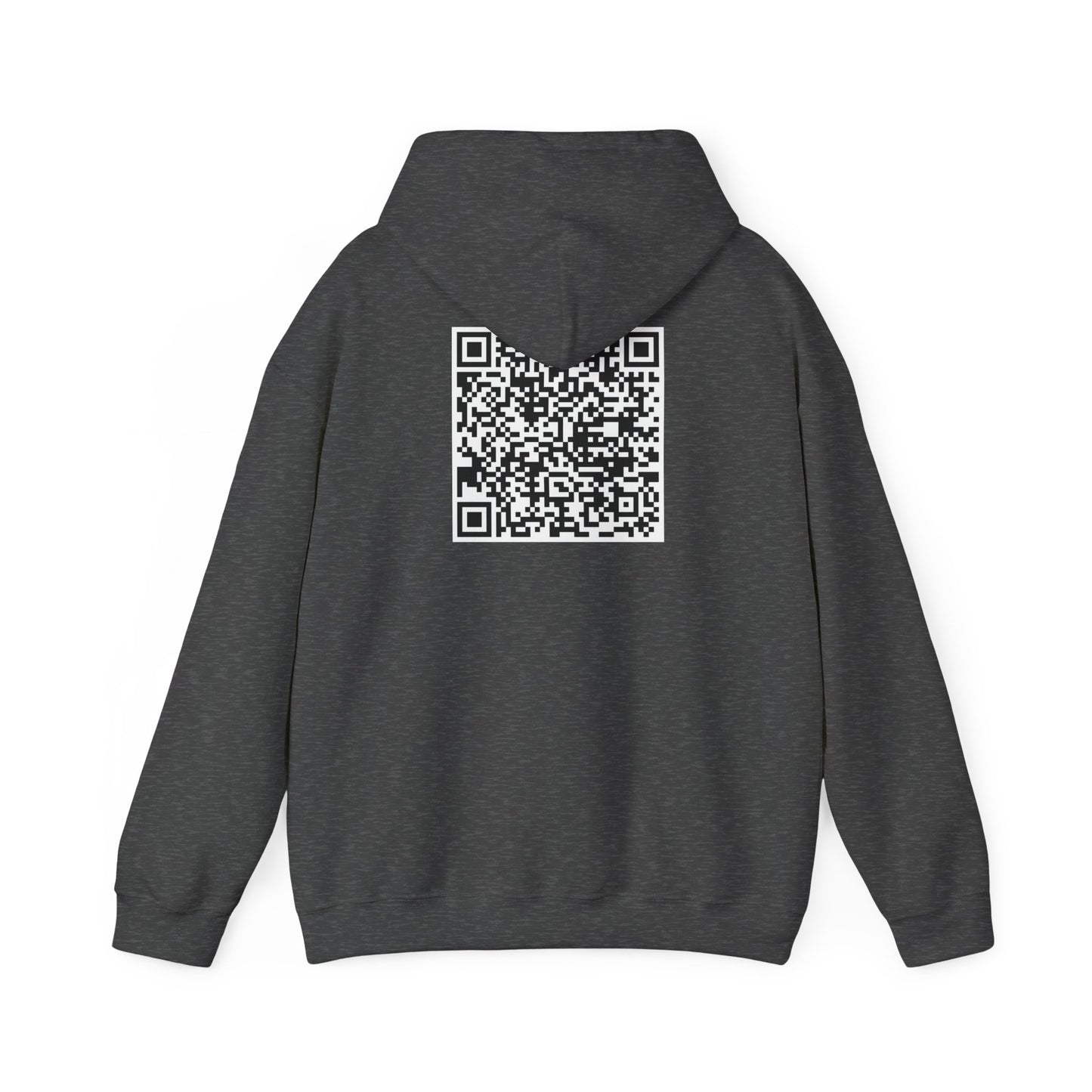 QR Code "FU" Hoodie  (QR Code On Front & Back)