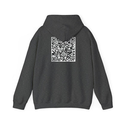 QR Code "FU" Hoodie  (QR Code On Front & Back)