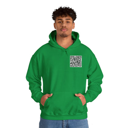 QR Code "FU" Hoodie  (QR Code On Front & Back)