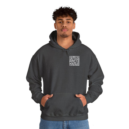 QR Code "FU" Hoodie  (QR Code On Front & Back)