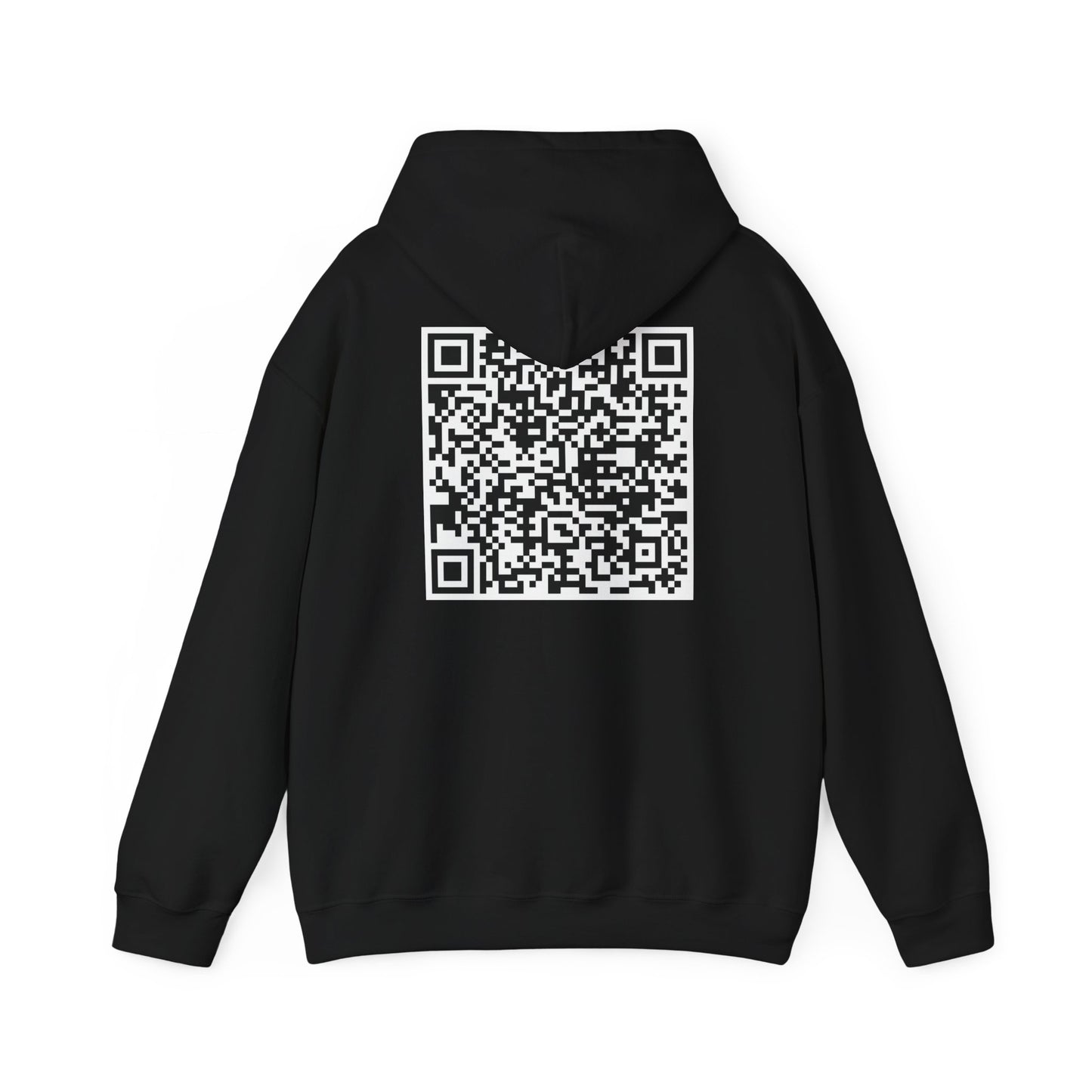 QR Code "FU" Hoodie  (QR Code On Front & Back)