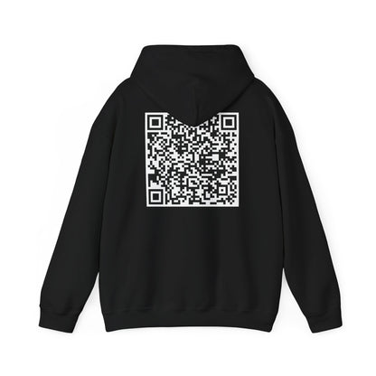 QR Code "FU" Hoodie  (QR Code On Front & Back)