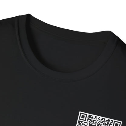 “FUCK YOU” QR Code T-Shirt Front & Back