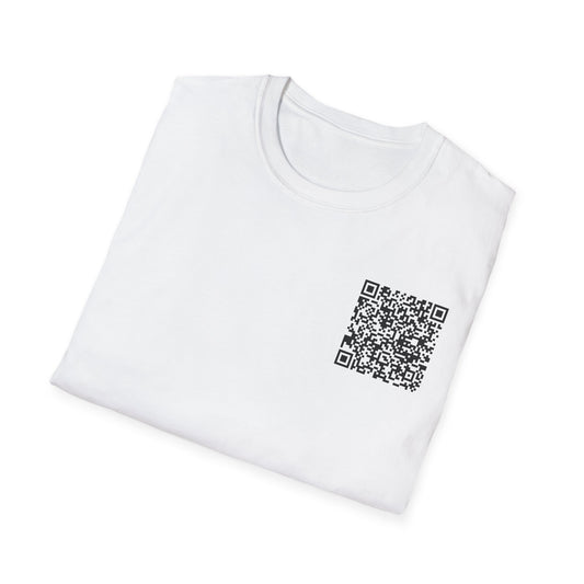 “FUCK YOU” QR Code T-Shirt Front & Back