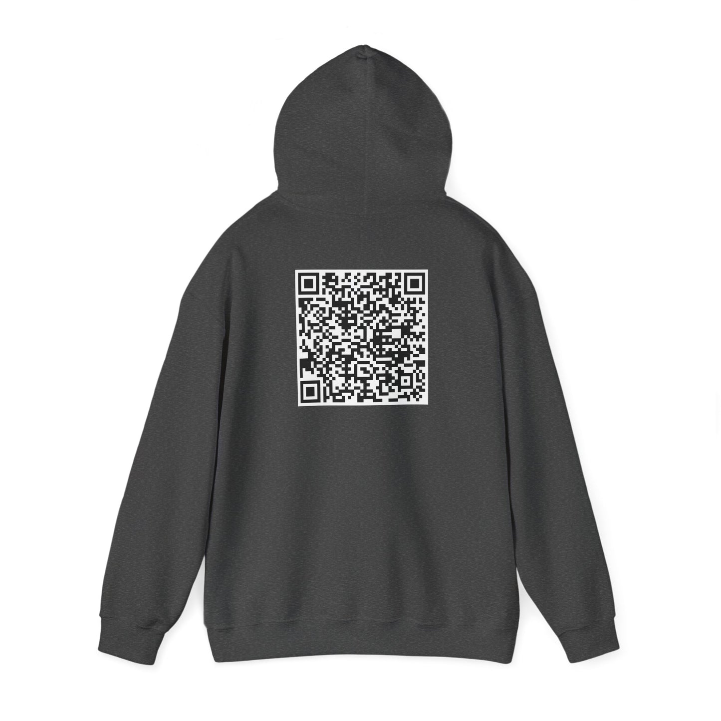 QR Code "FU" Hoodie  (QR Code On Front & Back)
