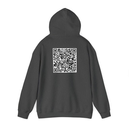 QR Code "FU" Hoodie  (QR Code On Front & Back)