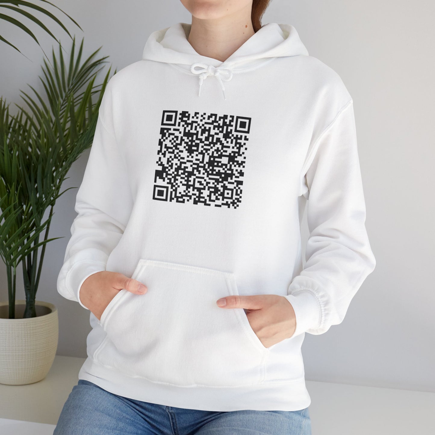 QR code FU hoodie