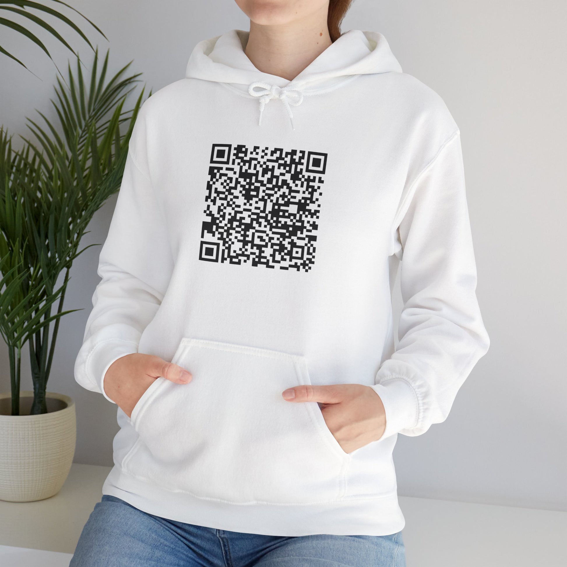 QR code FU hoodie