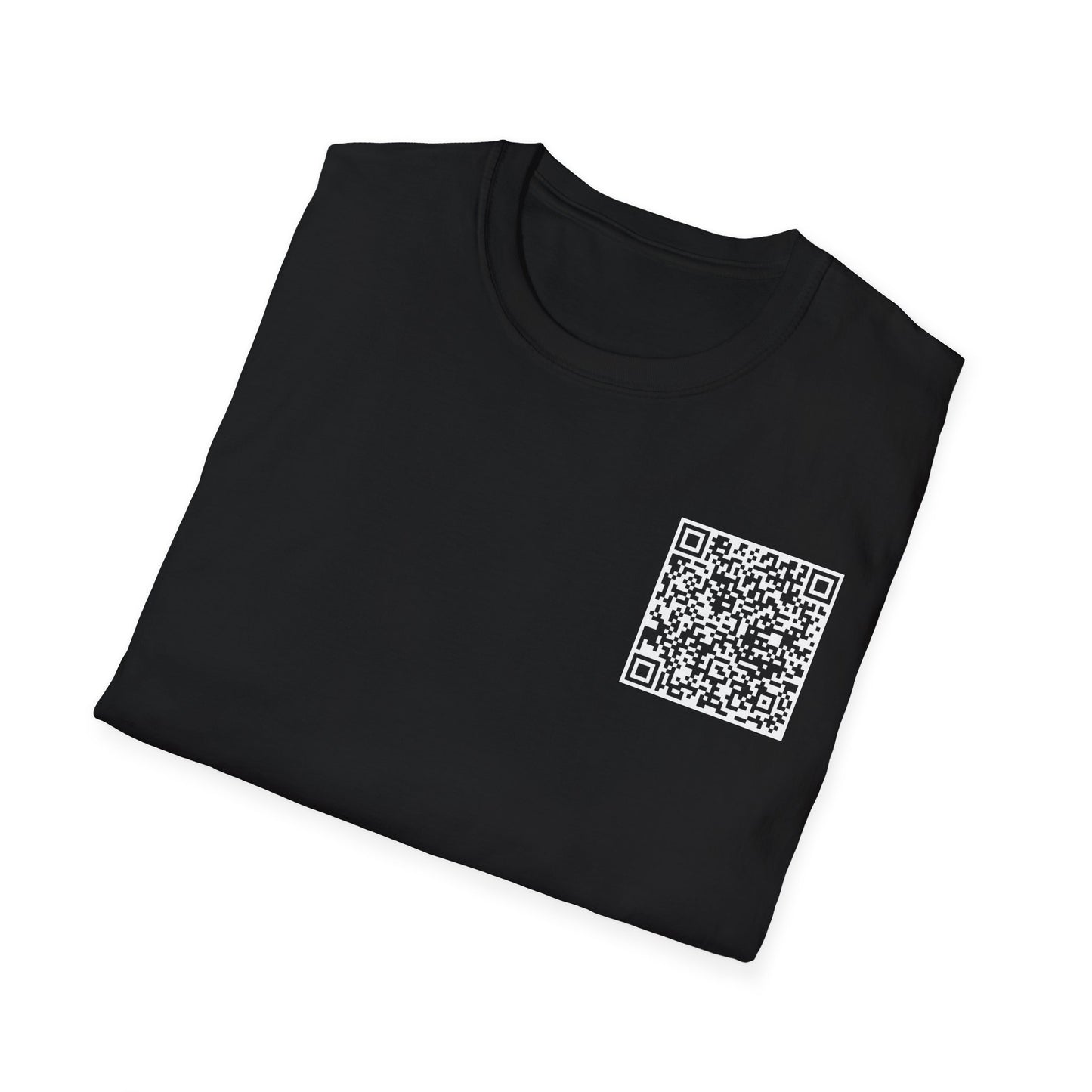 “FUCK YOU” QR Code T-Shirt Front & Back