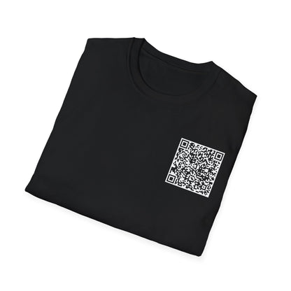 “FUCK YOU” QR Code T-Shirt Front & Back