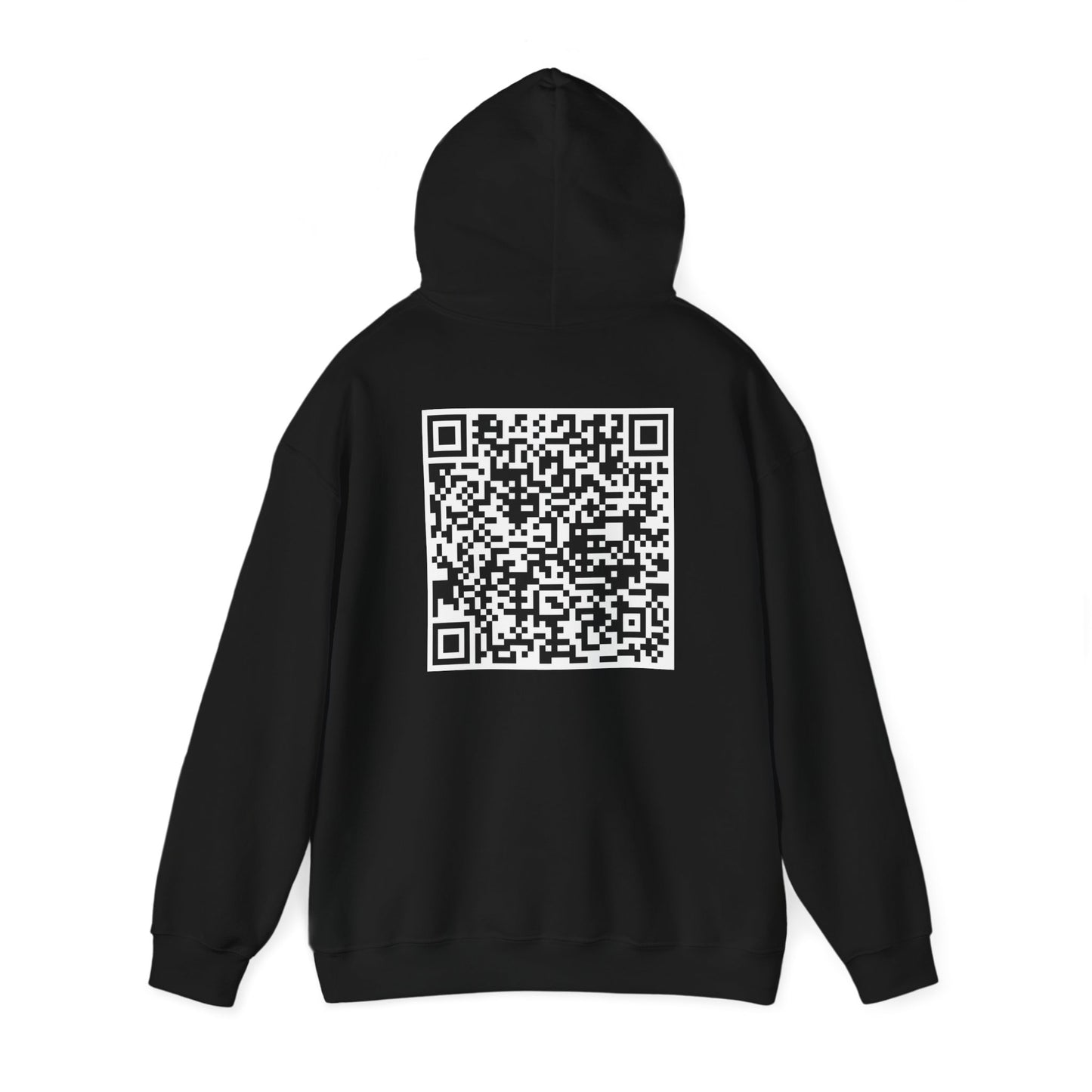 QR Code "FU" Hoodie  (QR Code On Front & Back)