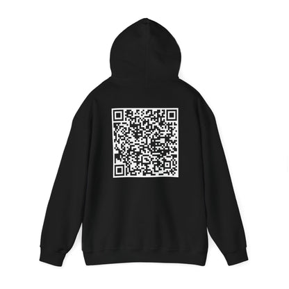 QR Code "FU" Hoodie  (QR Code On Front & Back)
