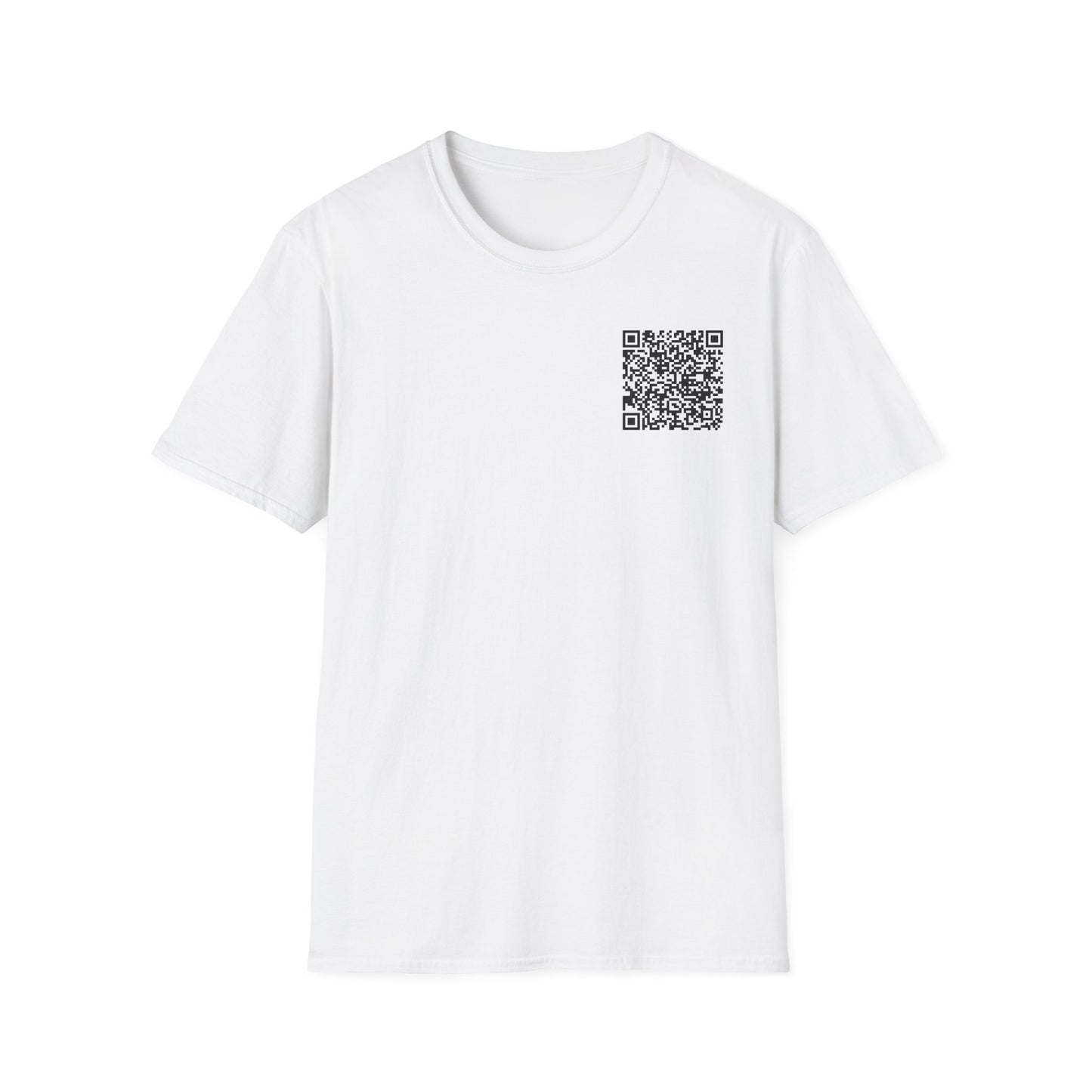 “FUCK YOU” QR Code T-Shirt Front & Back