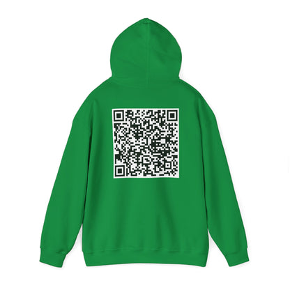 QR Code "FU" Hoodie  (QR Code On Front & Back)
